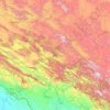 Lorestan Province topographic map, elevation, terrain