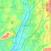 Wallingford topographic map, elevation, terrain