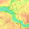 Sępólno Krajeńskie topographic map, elevation, terrain