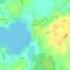 Zalewo topographic map, elevation, terrain