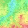 Bolesławiec topographic map, elevation, terrain