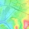 Diriliş Mahallesi topographic map, elevation, terrain