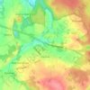 Szemud topographic map, elevation, terrain