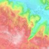 Loubressac topographic map, elevation, terrain