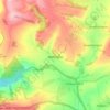 Whittington topographic map, elevation, terrain