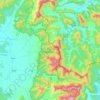 Phu Sang National Park topographic map, elevation, terrain