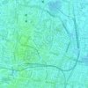 Sidodadi topographic map, elevation, terrain