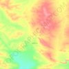 Warburton topographic map, elevation, terrain