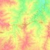 Durg topographic map, elevation, terrain
