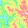 Dèsulu/Desulo topographic map, elevation, terrain