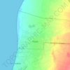 Pisco topographic map, elevation, terrain