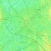 Almelo topographic map, elevation, terrain