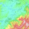 Lousã topographic map, elevation, terrain