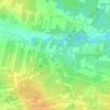 Linin topographic map, elevation, terrain