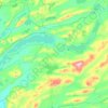 Town of Inlet topographic map, elevation, terrain