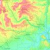 West Oxfordshire topographic map, elevation, terrain
