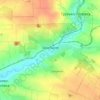 Mospyne topographic map, elevation, terrain