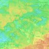 Truskaw topographic map, elevation, terrain