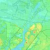 Spandau topographic map, elevation, terrain