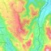 Bartrès topographic map, elevation, terrain