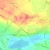 Great Budworth topographic map, elevation, terrain