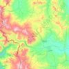Oshnavieh County topographic map, elevation, terrain
