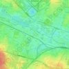 Załęże topographic map, elevation, terrain