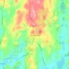 North Brookfield topographic map, elevation, terrain
