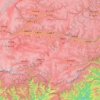 Lhoka topographic map, elevation, terrain