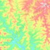 Coronel Martins topographic map, elevation, terrain
