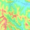 Montechiaro d'Asti topographic map, elevation, terrain