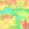 Nałęczów topographic map, elevation, terrain