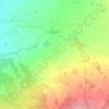 Wee Waa topographic map, elevation, terrain