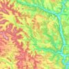 Hohenfels topographic map, elevation, terrain