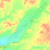 Argungu topographic map, elevation, terrain