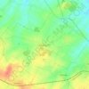 Charrais topographic map, elevation, terrain