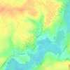 Happencourt topographic map, elevation, terrain