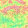 Tunceli topographic map, elevation, terrain