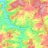 Selbitz topographic map, elevation, terrain