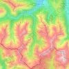 Saint-Lary topographic map, elevation, terrain