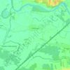 Kiełczew topographic map, elevation, terrain