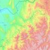 Takhar Province topographic map, elevation, terrain