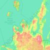 Sleeping Bear Dunes National Lakeshore topographic map, elevation, terrain