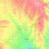 Harvey County topographic map, elevation, terrain