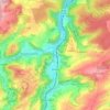 Alsenz topographic map, elevation, terrain