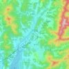Jinjeop topographic map, elevation, terrain