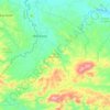 Distrito Macaracas topographic map, elevation, terrain