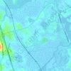 Merrimac topographic map, elevation, terrain