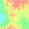 Chinú topographic map, elevation, terrain