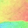 Pau Sud topographic map, elevation, terrain